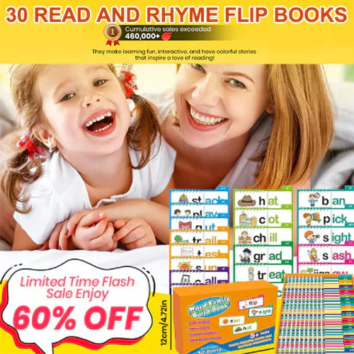 🔥LAST DAY 50% OFF📚30 Read and Rhyme Flip Books