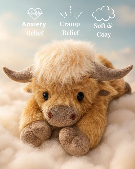 🎄Christmas New Gift Toy🐂🎁Cute Cartoon Highland Cow Cuddly Toy🔥1
