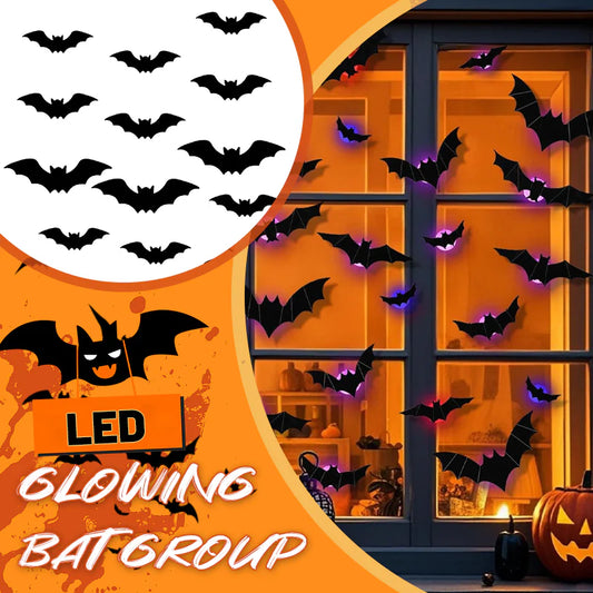 🎅Halloween 50% Off Sale🦇Halloween 3D Lighted Bats