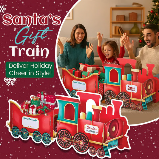 ✨ All Aboard Santa's Gift Train! ✨ Turn Christmas Morning into a Magical Journey