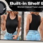 🔥 Promotion - 49% off✨ Women's ribbed knit tank top with shelf bra