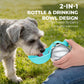 📢📢LAST DAY SALE ONLY￡9.99!!✨50% OFF !! ⏰ 2-in-1 Portable Dog Water Bottle for Small Dogs - Leak-Proof & Compact