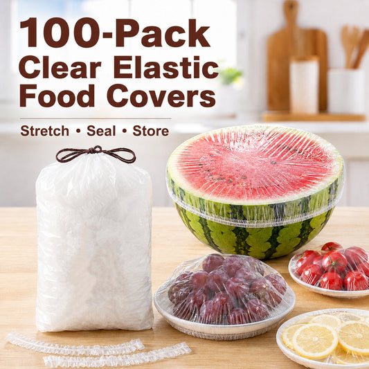 ⏳LAST DAY SALE ONLY ￡7.99!🔥Disposable Stretch Food Covers for Bowls & Plates