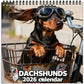 🔥LAST DAY 60% OFF💥2026 Cute Dachshund Wall Calendar – 12-Month Planner, Perfect Christmas & New Year Gift