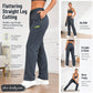 👖✨Women’s Straight-Leg Cargo Trousers – Elastic Waist, 6-Pocket Casual Pants for Work, Travel & Everyday Wear-Q