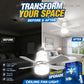 🌬️Surprise Price: Only £16.99!!🔥SmartBreez™ 40W LED Ceiling Fan Light – 20.5” Ultra-Quiet with Remote 🎯 | E27 + FREE B22 Adapter 🔌 | For Bedroom 😴, Kitchen 👩‍🍳 & Garage 🛠️ – UK Ready! 🇬🇧1