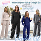 🔥LAST DAY SALE 50% OFF👍✨Women's Crew Neck Top & Drawstring Pants Set