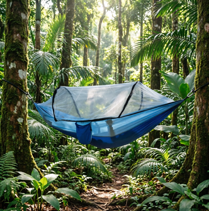 🎉HOT SALE✨Fully-Automatic Speed-Open Hammock With Net