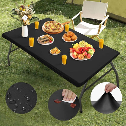 🥳2026 HOT SALE🥳💞50K+ SOLD!🔥🏠 50% OFF! ✨Sleek Look, Zero Creases – Reusable Spandex Table Cover for Dining & Garden
