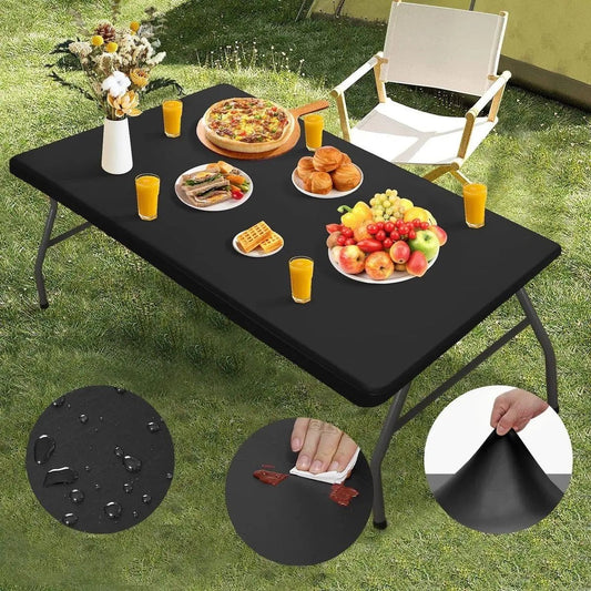 🥳2026 HOT SALE🥳💞50K+ SOLD!🔥🏠 50% OFF! ✨Sleek Look, Zero Creases – Reusable Spandex Table Cover for Dining & Garden