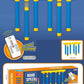 ⏰Christmas Sale 70% OFF!!🎁✨Reflective Drop Stick Challenge Game Set