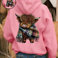 💥New arrival | 🏆Over 6K+ sales 🔥Cute Highland Cow Cozy Fleece-Lined Hooded Sweatshirt🦬