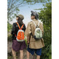 🎒Unisex Lightweight Color Block Nylon Mini Backpack – Compact & Water-Resistant Daypack for Every Adventure! Hiking bag 🌈🚶‍♂️