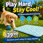 ❄️[Summer Sale] Pet Cooling Ice Silk Mat – Summer Cooling Pet Bed Pad for Dogs and Cats, Breathable Washable Sleeping Cushion for Indoor and Outdoor Use, Lightweight Cooling Crate and Sofa Pet Mat