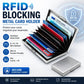 💰 Price Drop! 💕RFID-blocking card holder – stainless steel, slim design, 3 capacities. 📇✨
