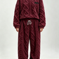❄️Hot Sale-50% OFF🧸 Women's 2-Piece Plush Fleece Set – Cosy Winter Style - Sleep Set