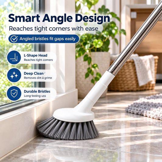 📢 50% OFF NOW! ⏰ Telescopic Cleaning Brush | Scrub Brush for Hard-to-Reach Corners🚽