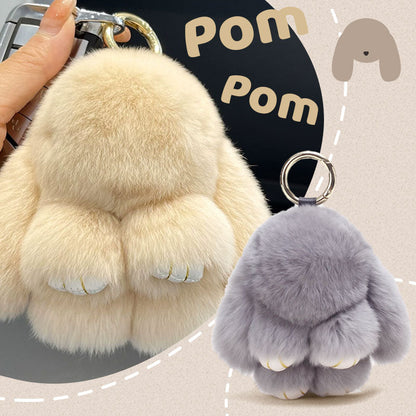 🎄Early Christmas Sale 70% OFF🎁🐰Handmade Soft Bunny Pom Pom Charms (Boxed Edition)