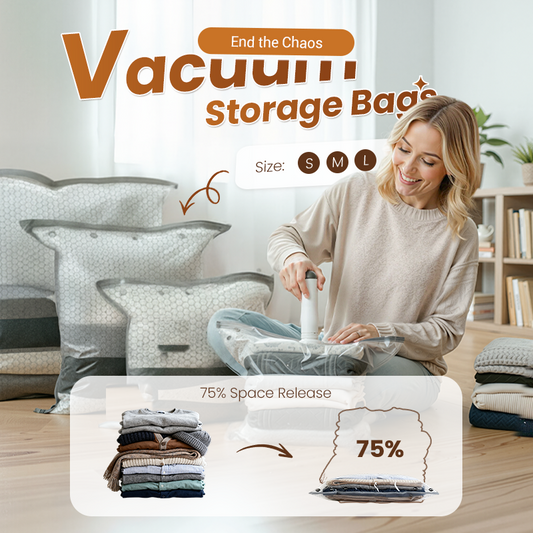 🥳2026 HOT SALE 50% OFF！🥳💞50K+ SOLD!✨ 💝 Travel Vacuum Storage Bags & Portable Pump Set