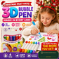 💥LAST DAY BUY 1 GET 1 FREE!!🎁🔮Magic Pen – Draw 3D with one stroke!🎄DIY Bubble Popcorn Drawing Pens