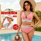 👙2026 New Type 49% OFF💥👙High Waisted Tummy Control Color Block Bikini Sets3