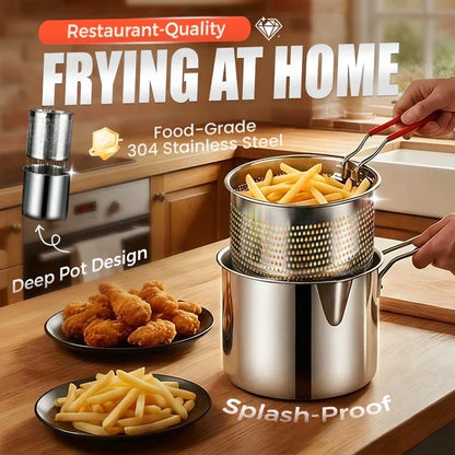 💞2026 HOT SALE🥳💞50K+ SOLD! ✨ 50% OFF!💥🔥304 Stainless Steel Multifuntional Fryer-Q