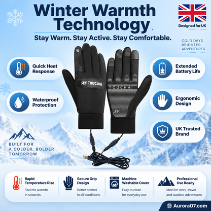 💥2026 HOT SALE💞50K+ SOLD! ✨ 50% OFF!💥Winter Outdoor Warm Electric Heated Gloves