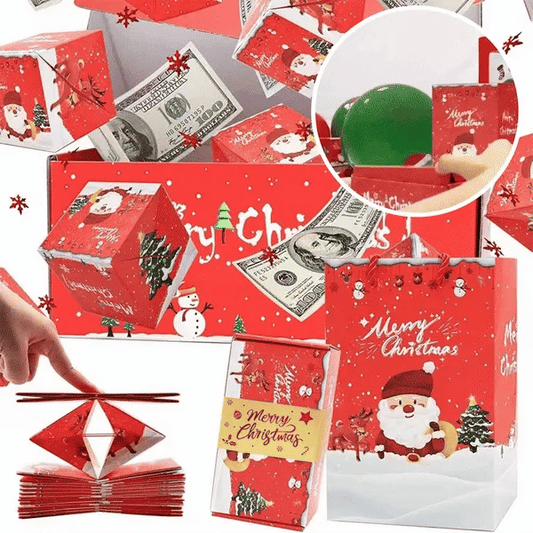 ⏰Christmas Sale: ￡7.99!!🎁Explosive Pop-Up Surprise Money Gift Box