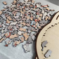 🎁Christmas Sale 70% OFF🎅135-Piece Morandi-Colored Cat Shaped Wooden Jigsaw Puzzle
