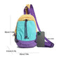 🎒Unisex Lightweight Color Block Nylon Mini Backpack – Compact & Water-Resistant Daypack for Every Adventure! Hiking bag 🌈🚶‍♂️