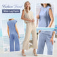 💅✨ 50% OFF! 💜Women's Casual Sleeveless Top & Wide-Leg Pants Set