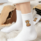 ⏳Warm Winter Sale 50% OFF!🔥Women's Cute Warm Highland Cow Embroidered Plush Socks1