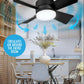 🌬️Surprise Price: Only £16.99!!🔥SmartBreez™ 40W LED Ceiling Fan Light – 20.5” Ultra-Quiet with Remote 🎯 | E27 + FREE B22 Adapter 🔌 | For Bedroom 😴, Kitchen 👩‍🍳 & Garage 🛠️ – UK Ready! 🇬🇧1