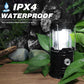 🔥🔥LAST DAY SALE 60% OFF !!📢 ⛺️Solar Camping Lantern- Rechargeable LED Lights, Magnetic Base & Foldable Hanging Hook- Collapsible Lamp Battery Powered ✨