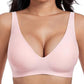 ⏳LAST DAY SALE 50% OFF💕Womens Comfortable Wireless Bralettes Seamless Deep V Everyday Bra1