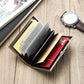 💰 Price Drop! 💕RFID-blocking card holder – stainless steel, slim design, 3 capacities. 📇✨