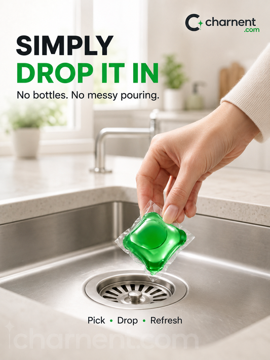 🥳2026 HOT SALE🥳Last Day Special Price ￡7.99!!💞50K+ SOLD!｜Drain Deodorizer Pods – Bio‑enzyme formula neutralizes smells at the source. Instant fresh scent, no harsh chemicals. Say goodbye to embarrassing odours. 🚰✅