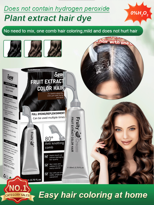 🏆 Last Day Special Price￡6.99! 🔥Fruit Essence Hair Dyeing Comb🎉