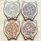 🥳2026 HOT SALE🥳💞50K+ SOLD! 🎁60% OFF🧩135-Piece Morandi-Colored Cat Shaped Wooden Jigsaw Puzzle