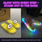 👣👣Cute slippers with cartoon motifs that glow1
