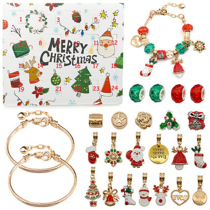 🎅Christmas Gift idea 49%OFF -🎁DIY Christmas Advent Calendar Bracelets Set