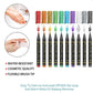 💥Temporary Tattoo Markers Set-10-Color Body Art Pens🌈