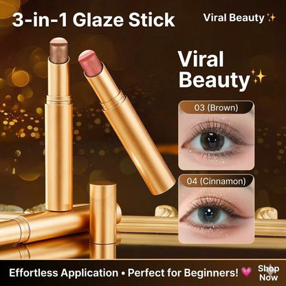 🏆Flash Sale⚡Last Day Only ￡9.99💕50K+ SOLD! Almost Gone-💥3 Color Eyeshadow Stick