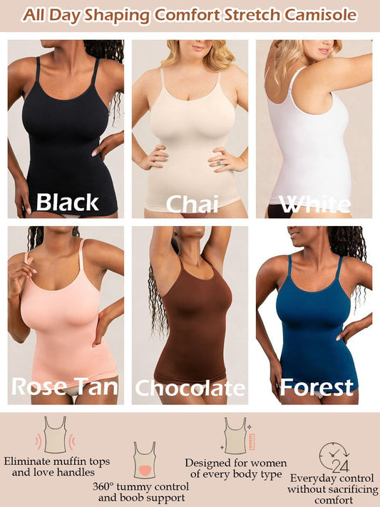 💖 Special Price £8.99🔥Last 3 Hours!!💝All Day Shaping Comfort Stretch Camisolei3