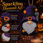 🎃💎 31-Day Halloween Diamond Art Advent Calendar – DIY Gnome Ornament Countdown Kit
