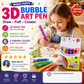💥LAST DAY BUY 1 GET 1 FREE!!🎁🔮Magic Pen – Draw 3D with one stroke!🎄DIY Bubble Popcorn Drawing Pens