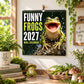 🐸Funny Frogs 2027 Wall Calendar – Cute Humorous Frog Calendar, Quirky Amphibian Gift, Nature & Wildlife Decor