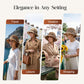 👒LAST DAY SALE ONLY ￡9.99!🌞Elegant Woven Straw Sun Hat with Bow