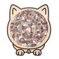 🥳2026 HOT SALE🥳💞50K+ SOLD! 🎁60% OFF🧩135-Piece Morandi-Colored Cat Shaped Wooden Jigsaw Puzzle