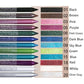 💧10-Pack Waterproof Colored Gel Eyeliner Pencil – Metallic & Shimmer Finishes, Smudge-Proof（Pencil sharpener color is random）